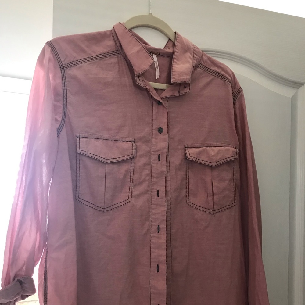 Free People Button Down